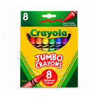 520389 CRAYOLA CRAYONS 8CT JUMBO REG