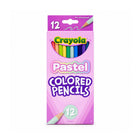 682030 CRY PENCIL 12CT PASTEL COLORED A.I