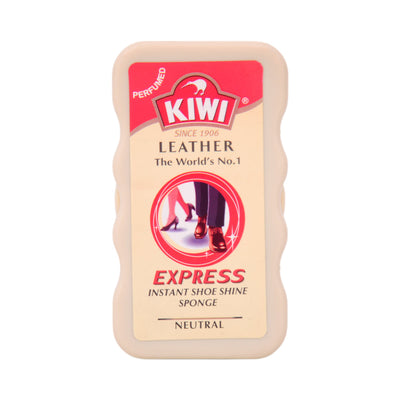 KIWI EXPRESS INSTANT SHOE SHINE SPONGE  (NEUTRAL)