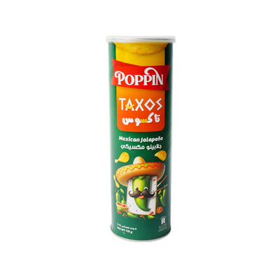 POPPIN CHIPS TAXOS MEXICAN JALAPENO 110 GM