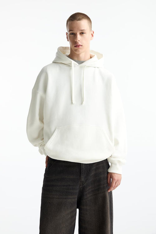 Vybe - Men Basic Hoodie - White