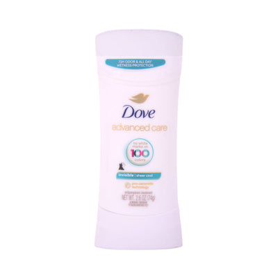 DOVE DEO STICK ADVANCED CARE SHEER COOL 74 GM