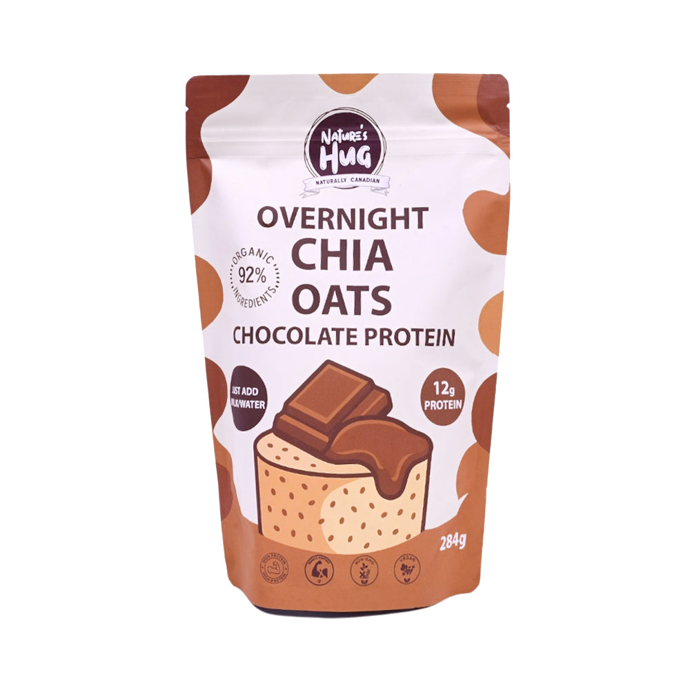 N HUG OVERNIGHT CHIA- OATS CHOC 284 GM