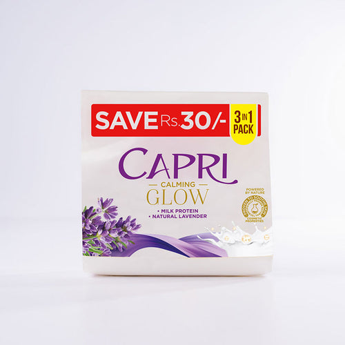 Capri Pack Of 3 Calming Glow Soap - Bundle - 150gm