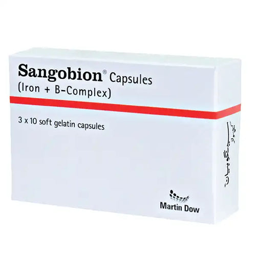Sangobion Capsules (1 Strip = 10 Capsules)