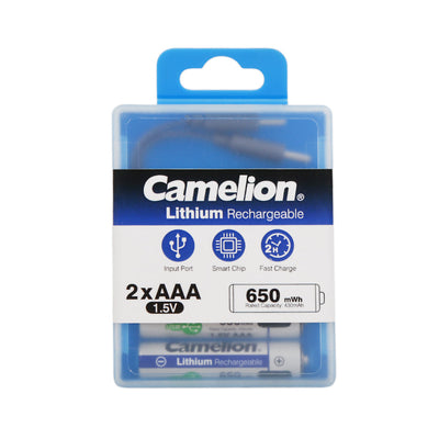 CAMELION LITHIUM RECHARGEABLE UB-AAA650-PBH2