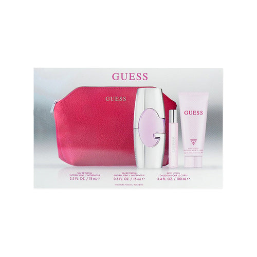 GUESS PINK FOR WOMEN 4PC GIFT SET