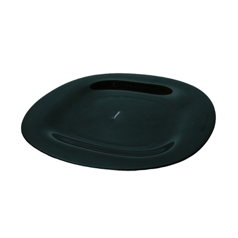 PLATE DINNER LUMINARC CARINA BLACK SQUARE P8115
