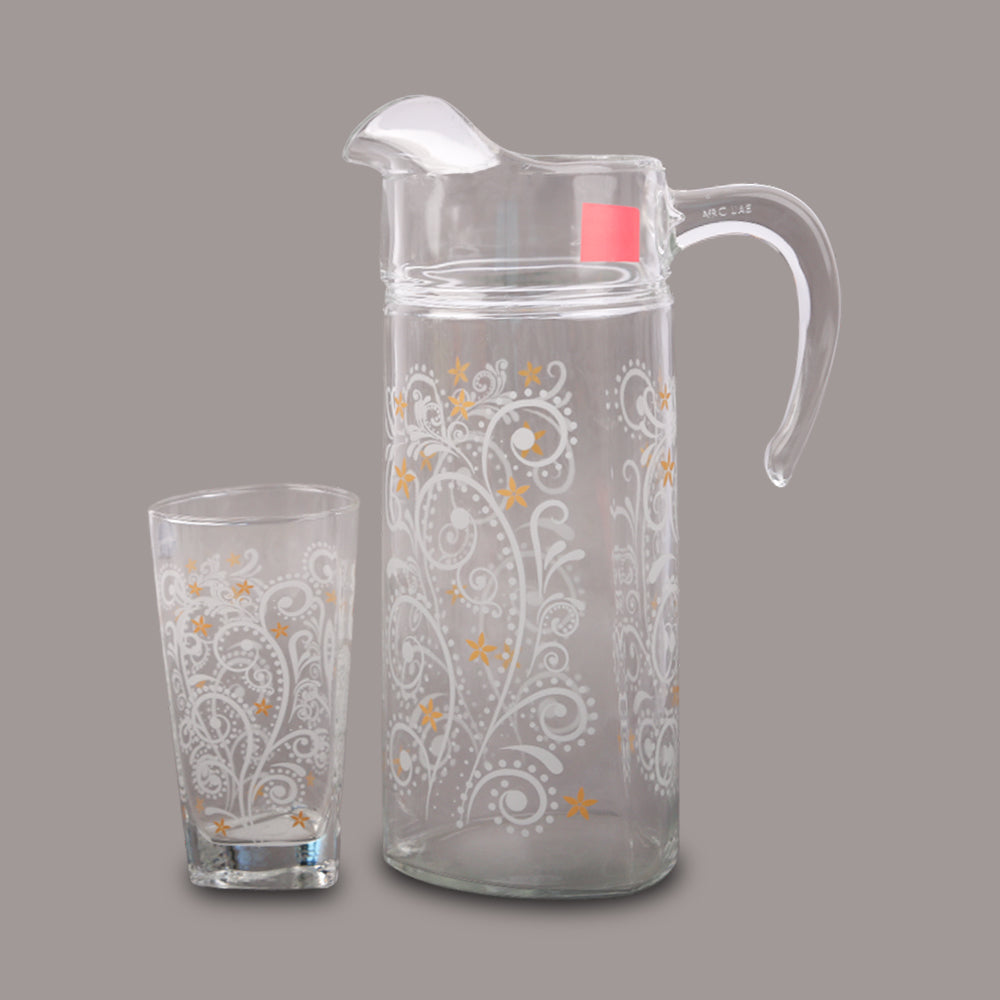 WATER SET 7PC LUMINARC DELTA AUBRIELLE Q4164