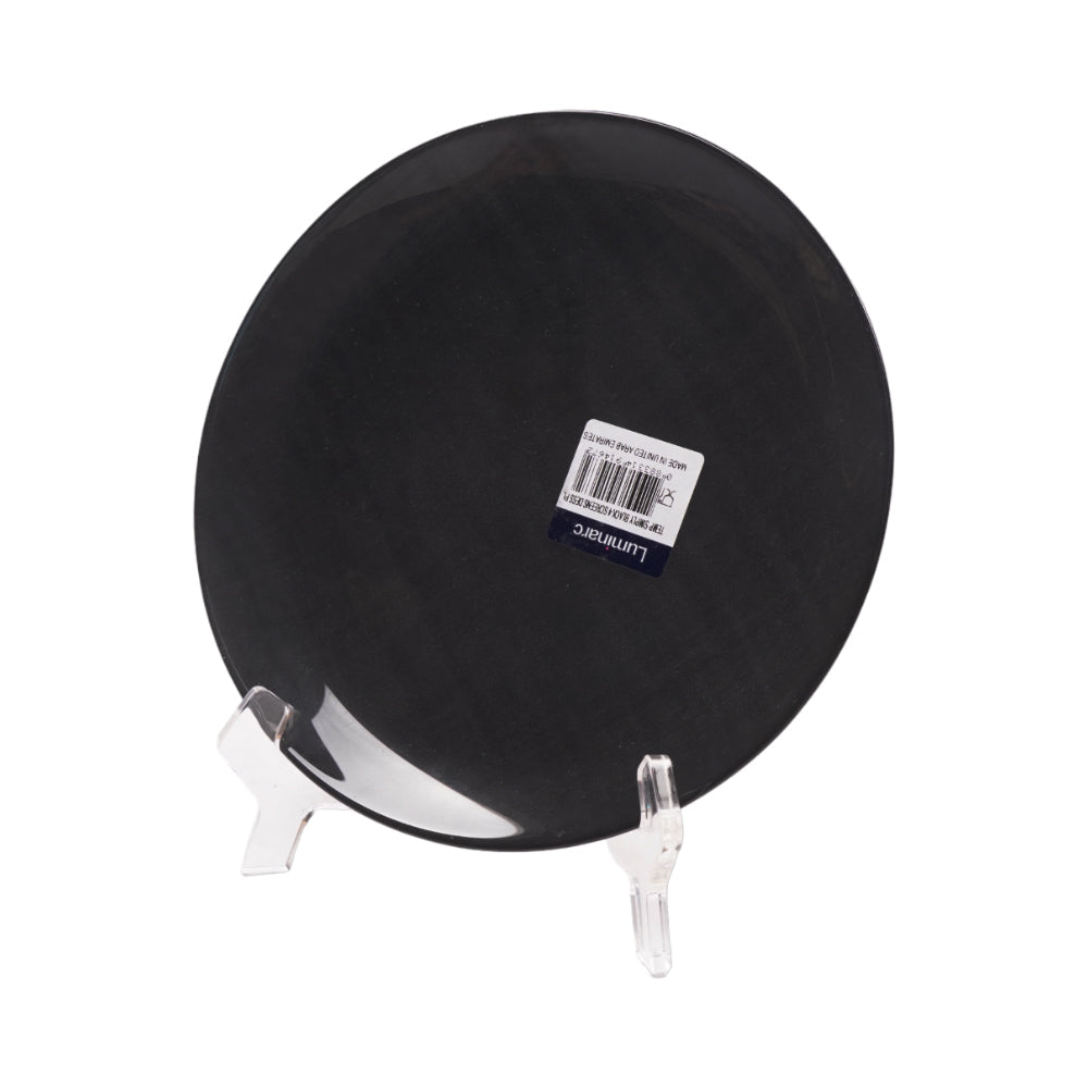 PLATE QUARTER LUMINARC SIMPLY BLACK Q9845