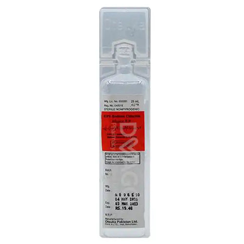 Normal Saline Ampoule 0.9% 25ml (25cc) - 1 Ampoule