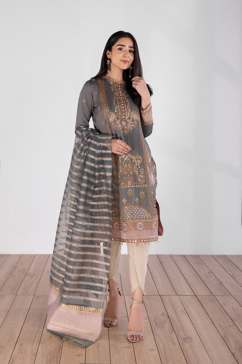 Sapphire - Embroidered Cotton Shirt