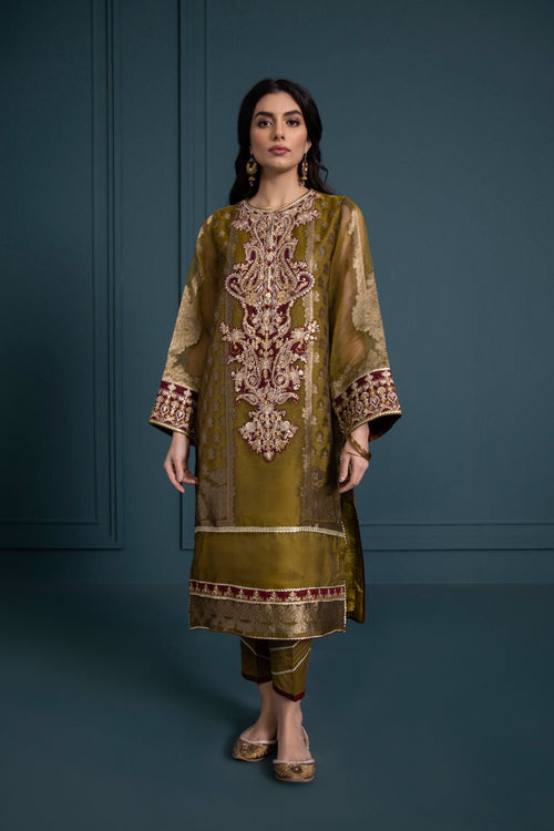 Sapphire - 1 Piece - Embroidered Jacquard (only Shirt)