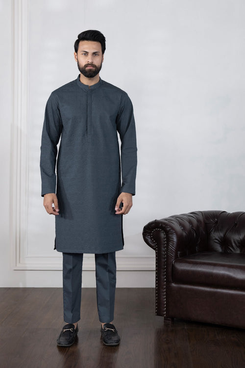Sapphire - Schiffli Embroidered Kurta