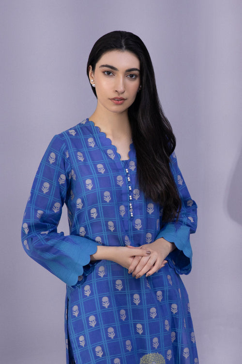 Sapphire - Yarn Dyed Jacquard Shirt