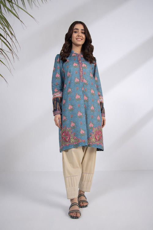 Sapphire - Embroidered Lawn Shirt