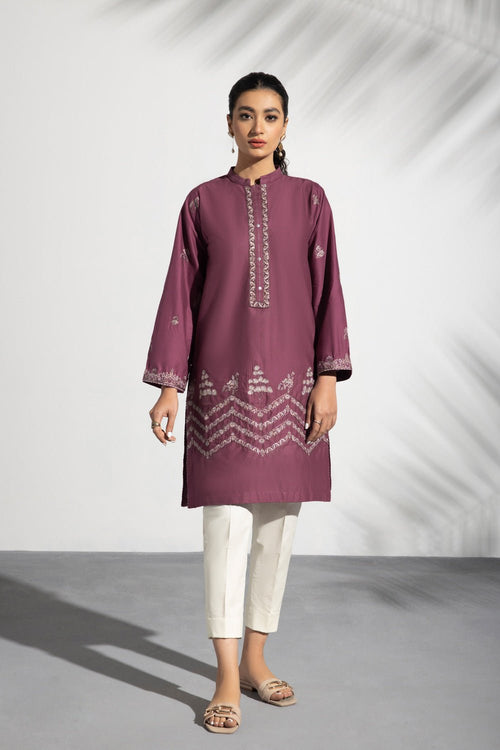 Sapphire - Embroidered Cotton Shirt