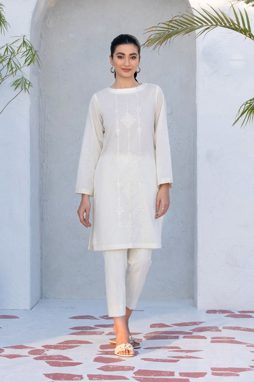 Sapphire - Embroidered Lawn Shirt