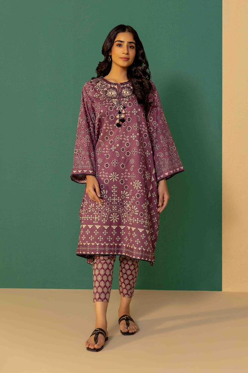 Sapphire - Embroidered Lawn Shirt