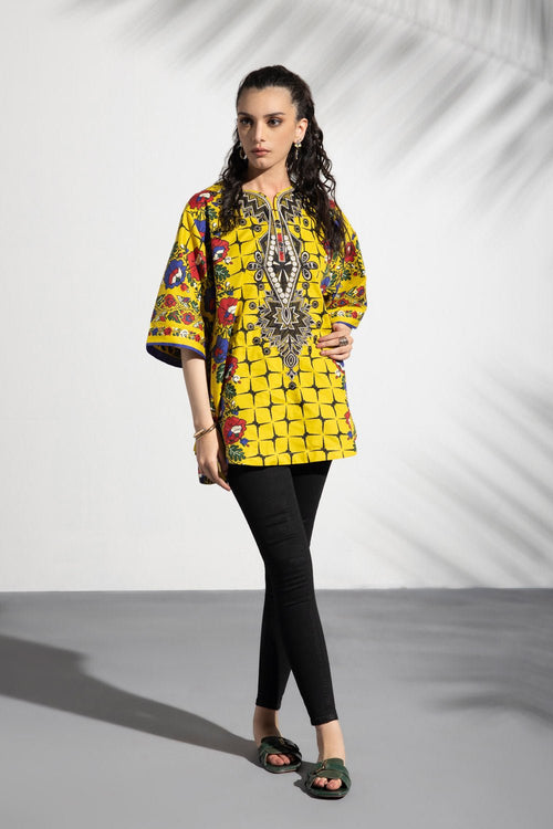 Sapphire - Embroidered Cotton Shirt