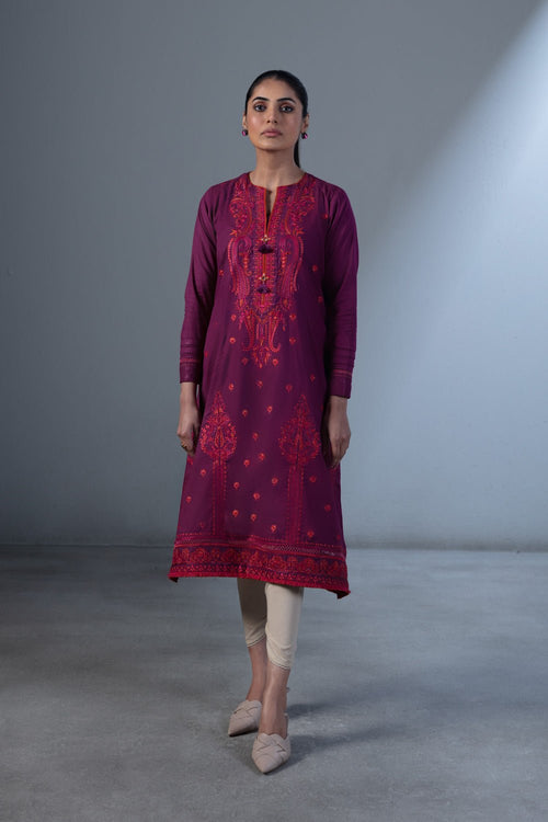 Sapphire - Embroidered Jacquard Shirt