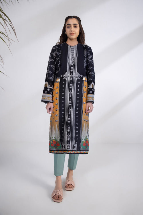 Sapphire - Embroidered Lawn Shirt