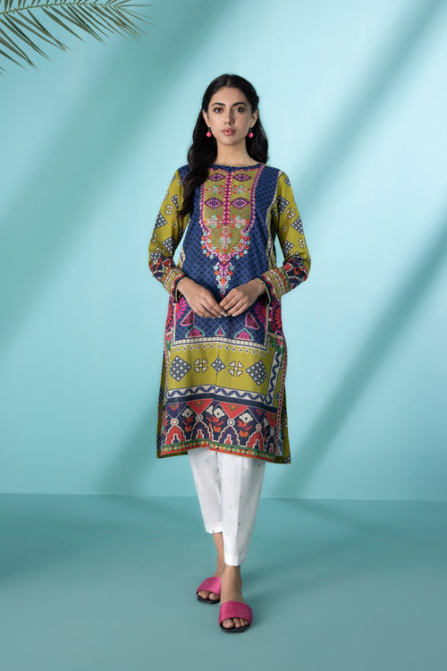 Sapphire - Embroidered Lawn Shirt