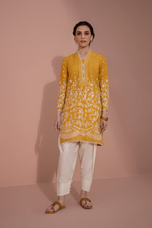 Sapphire - Chikankaari Lawn Shirt