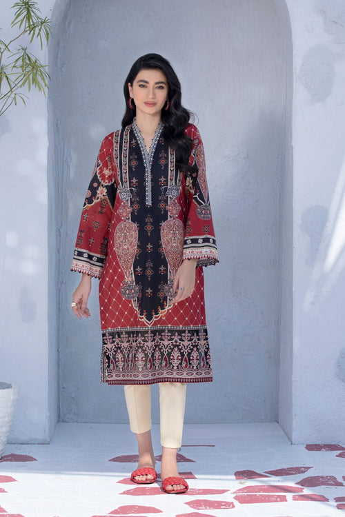 Sapphire - Embroidered Lawn Shirt