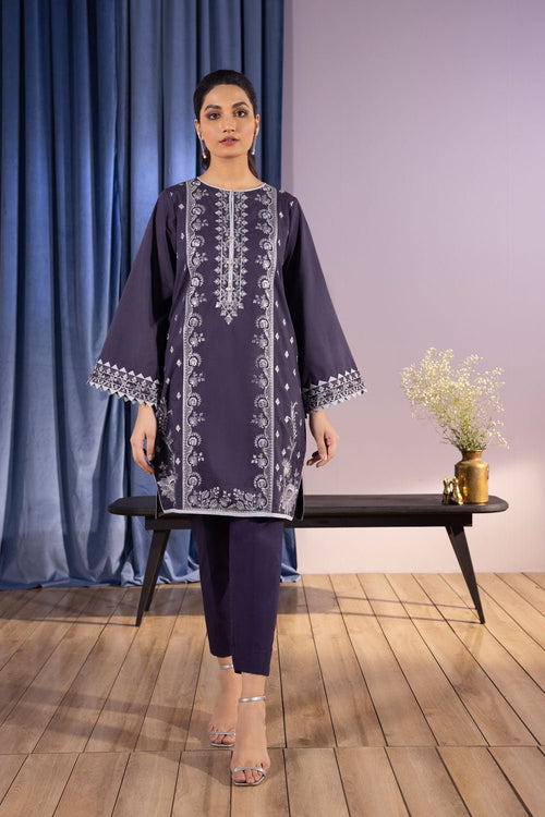 Sapphire - Embroidered Lawn Shirt