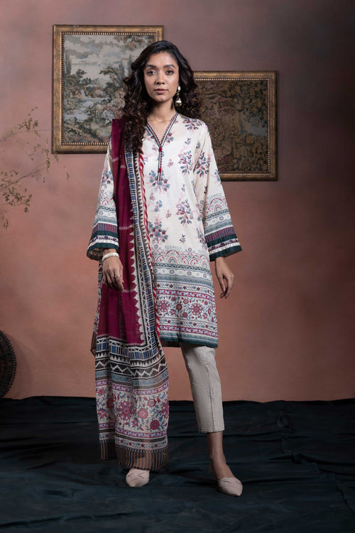Sapphire - Embroidered Cotton Shirt