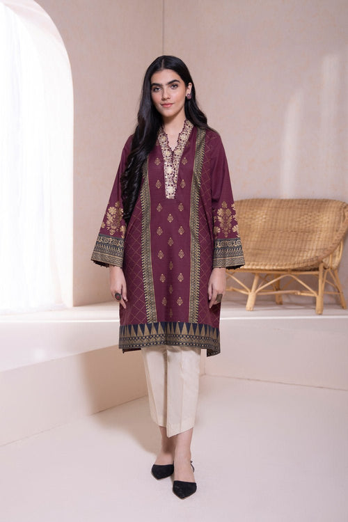 Sapphire - Embroidered Cotton Shirt