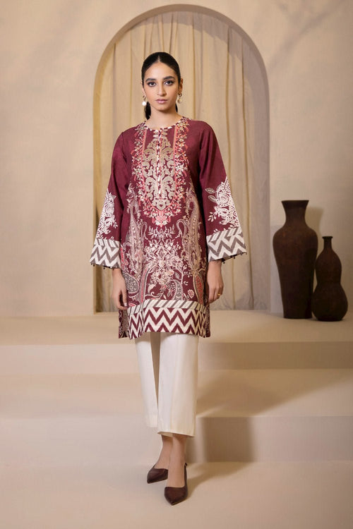 Sapphire - Embroidered Khaddar Shirt