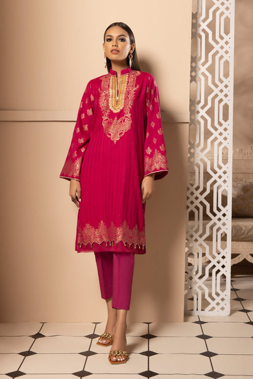 Sapphire - Embroidered Jacquard Shirt