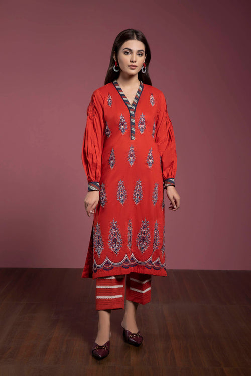 Sapphire - Embroidered Cotton Shirt