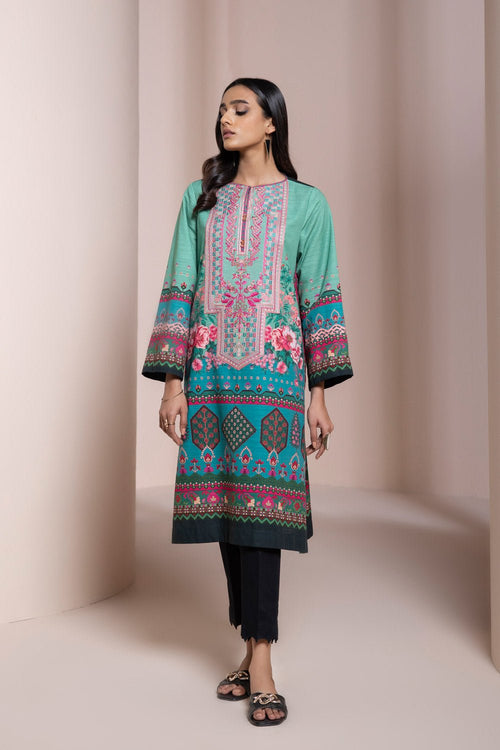 Sapphire - Embroidered Khaddar Shirt