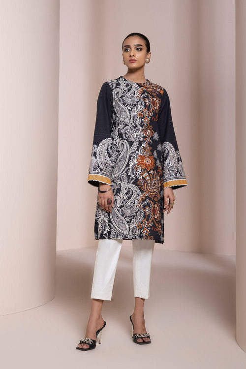 Sapphire - Embroidered Khaddar Shirt