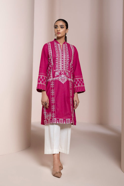 Sapphire - Embroidered Khaddar Shirt