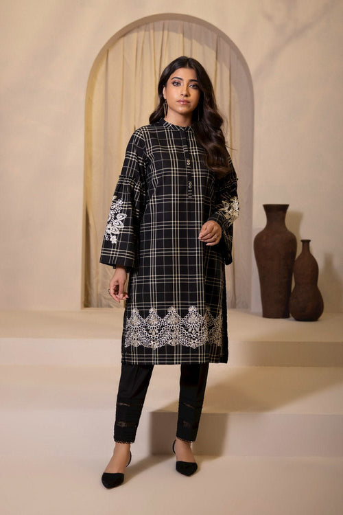 Sapphire - Embroidered Yarn Dyed Shirt