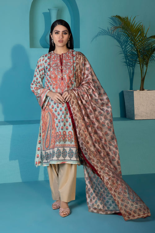Sapphire - Embroidered Silk Shirt