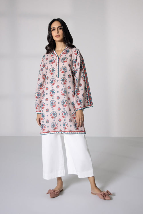 Sapphire- Printed Khaddar Shirt