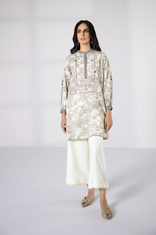 Sapphire- Printed Khaddar Shirt