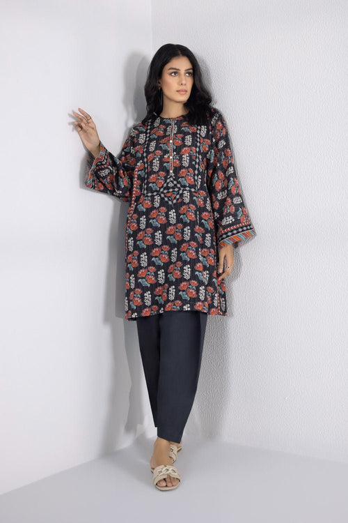 Sapphire- Printed Khaddar Shirt