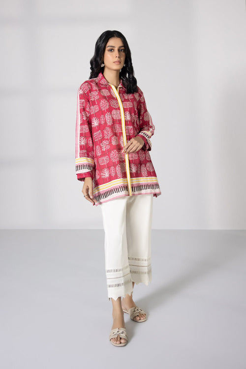 Sapphire- Printed Khaddar Shirt