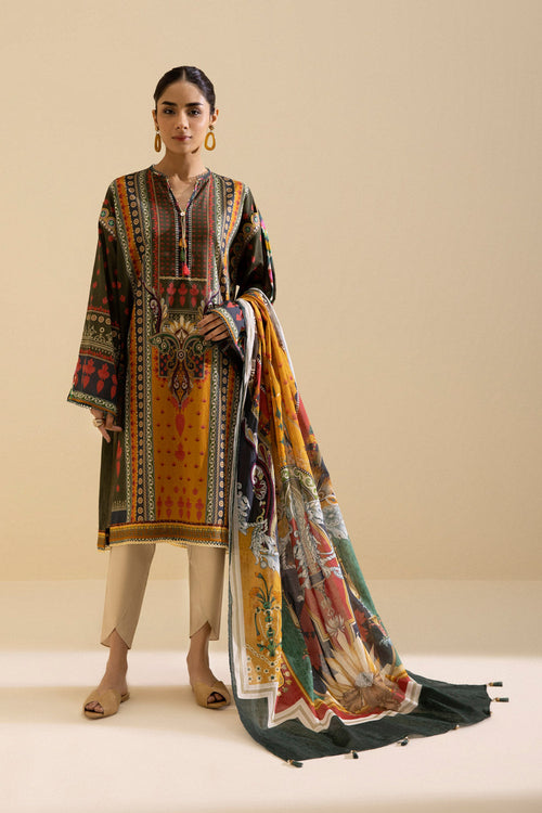 Sapphire- 2 Piece - Printed Lawn Suit
