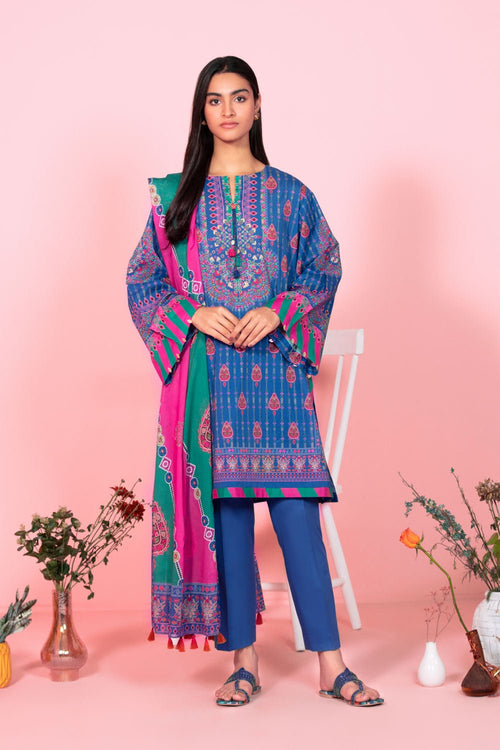 Sapphire- 2 Piece - Printed Lawn Suit