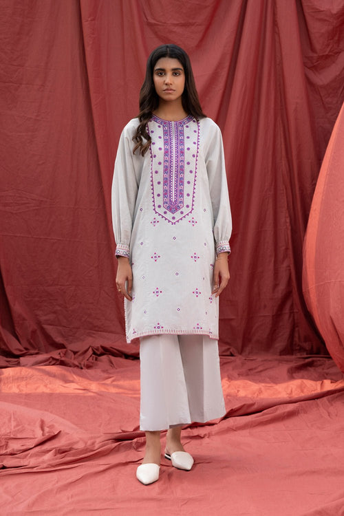Sapphire- 2 Piece - Embroidered Lawn Suit