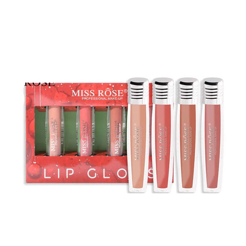 Miss Rose - 4 Pcs Lip Gloss - 6701-001
