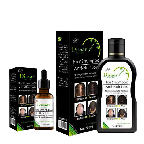 Disaar 2 In 1 Hair Growth Essential Oil & Anti-hair Loss Shampoo Growth ( Ds325-1 , Ds319-1 )