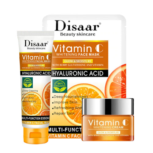 Disaar [3 In 1] Glowing Vitamin C Skincare Series